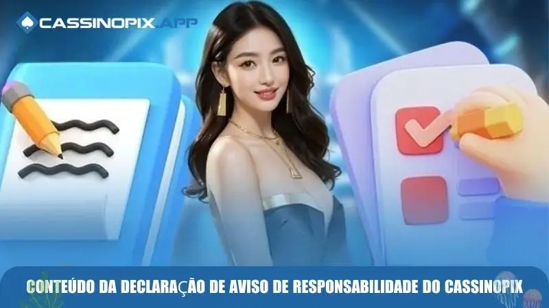 Aviso Legal – Informações Importantes ao Usuário 3 Conteúdo da Declaração de aviso de responsabilidade do Cassinopix