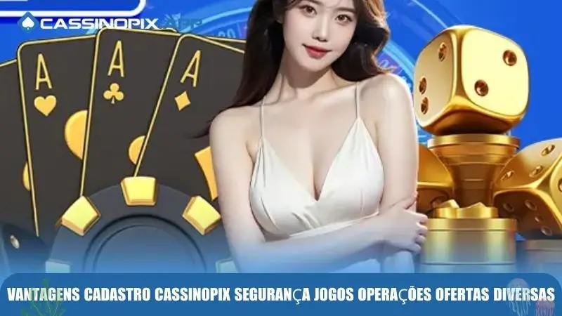 Vantagens cadastro Cassinopix segurança jogos operações ofertas diversas